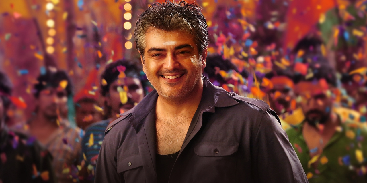 Hd Thala Ajith Cute Attractive Look In Vedhalam Mobile Desktop Background Mass Photos