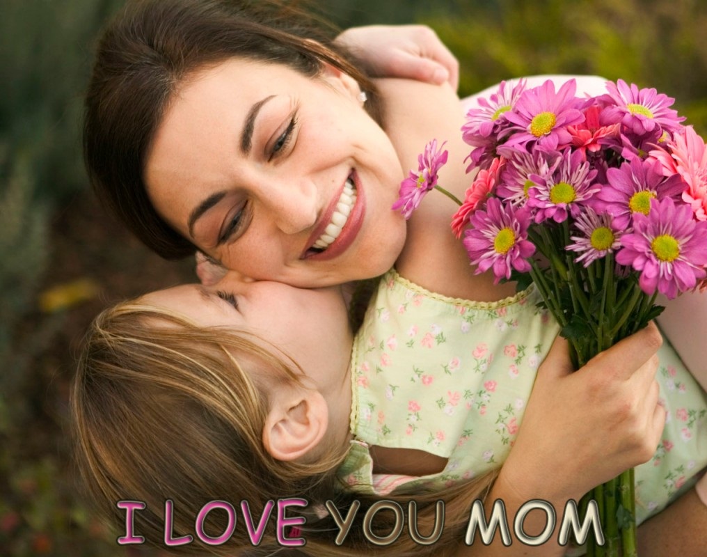 Hug Of Child Mother Greetings Wishes Happy Mothers Day Wallpaper
