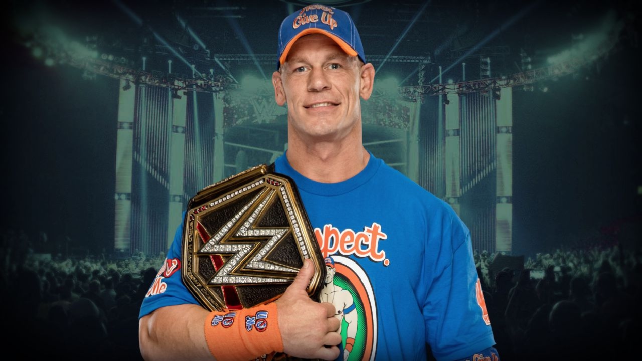 Super Star Wwe John Cena With Belt Mobile Desktop Free Hd Background Images