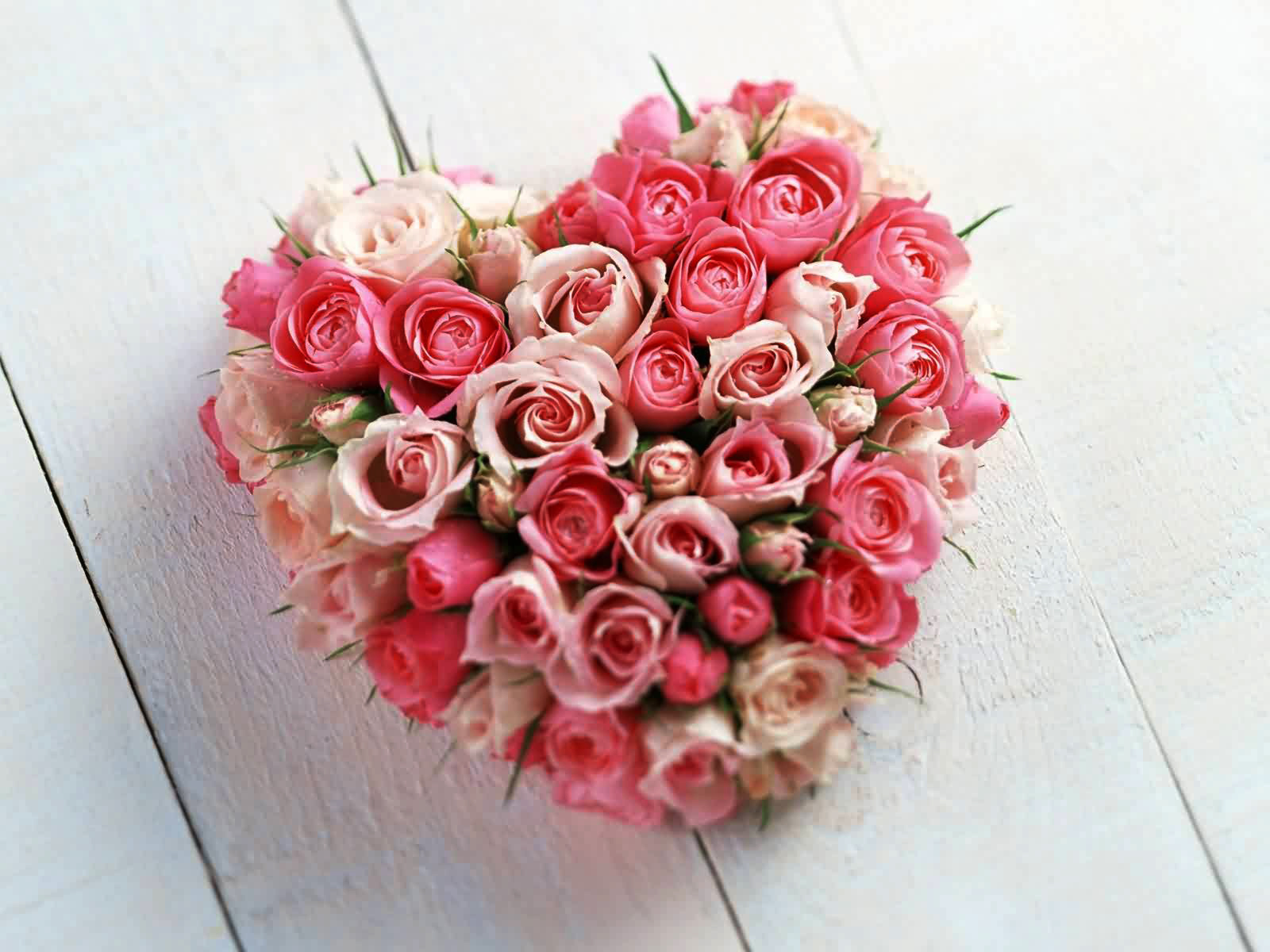 Beautiful Lovely Pink And White Roses Boquet For You My Lovely Sweetheart On This Valentine