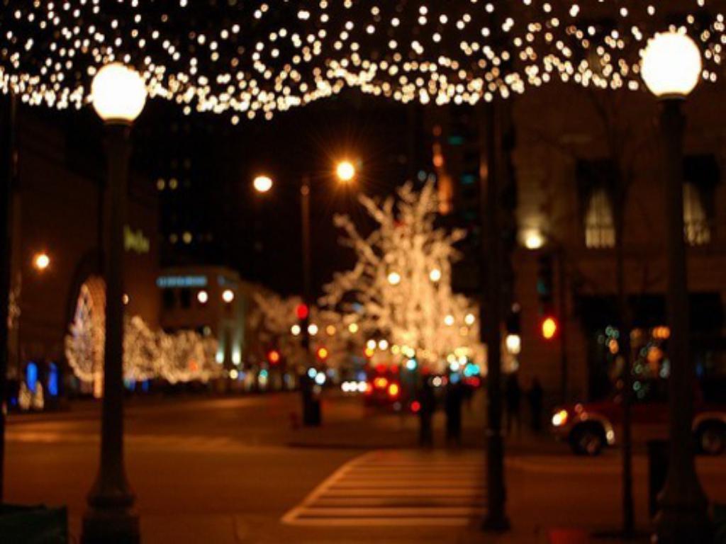 Christmas Fantastic City Lights Wallpapers