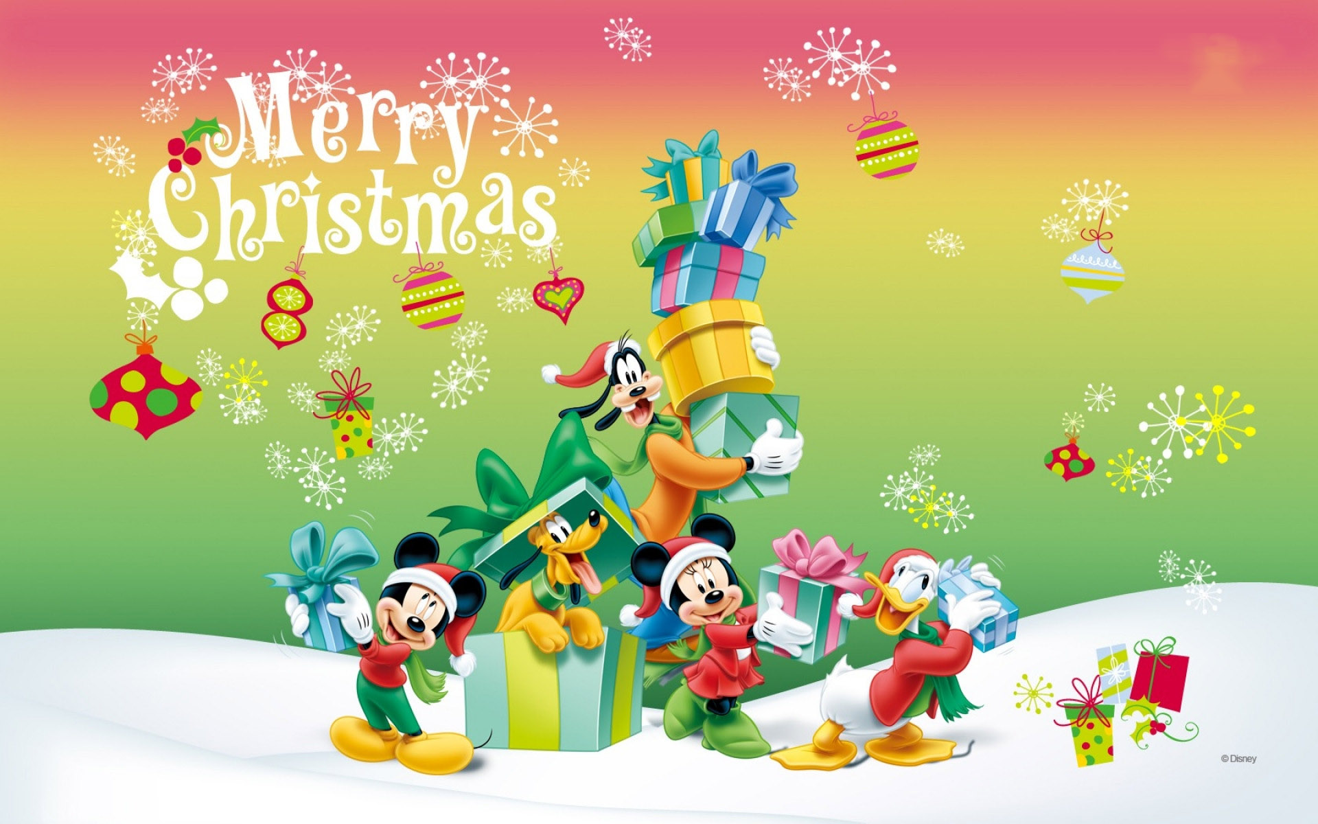 Mickey Mouse Cute Christmas Images