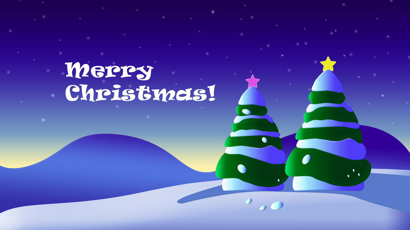 Wallpaper Merry Christmas Holiday Free Download