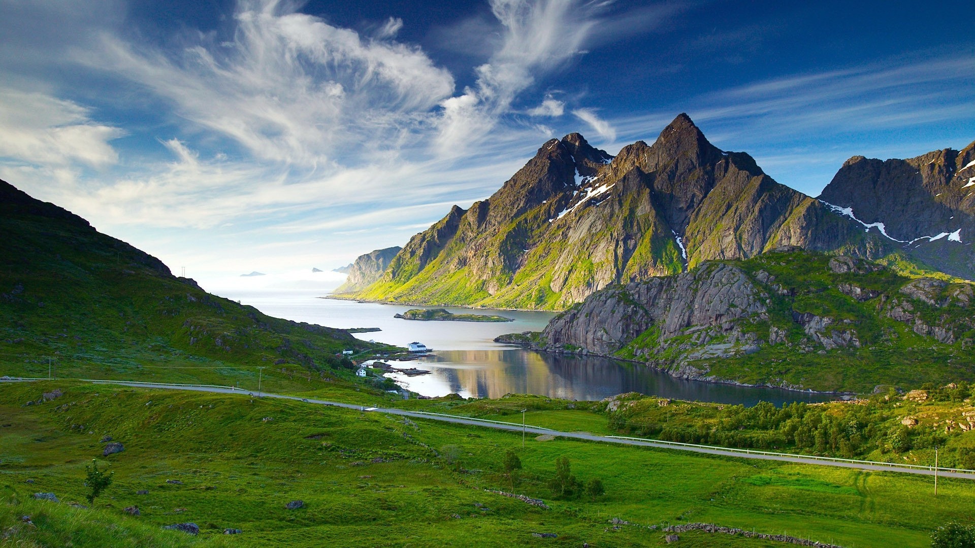 Beautiful Green Norway Australia Mountains Wallpaper Images Download