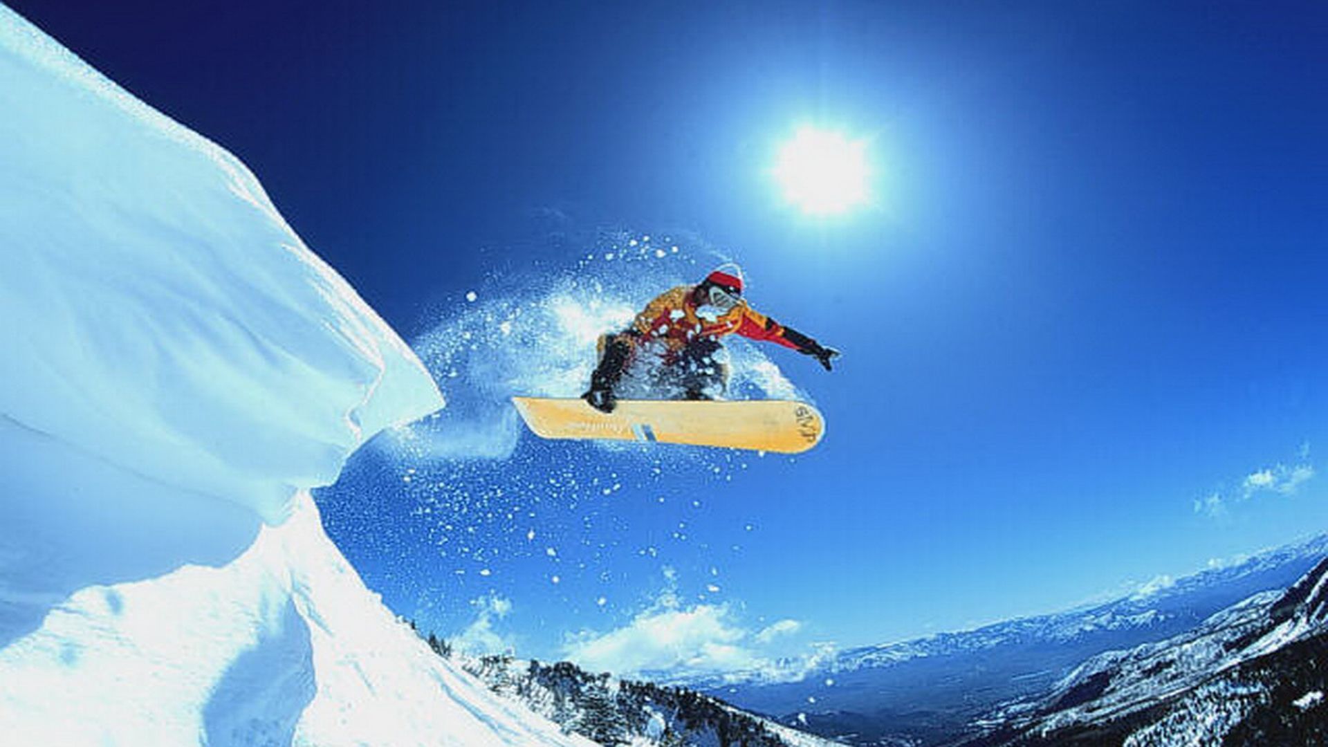 Hd Snowboarding Mountain Wallpaper High Resolution Free Download Images