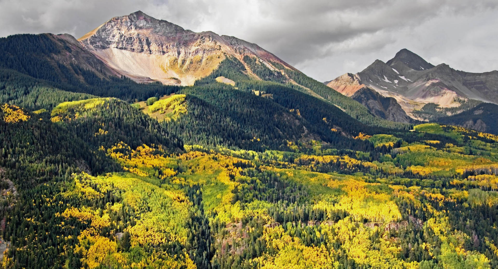 Desktop autumn mountain landscape images picture