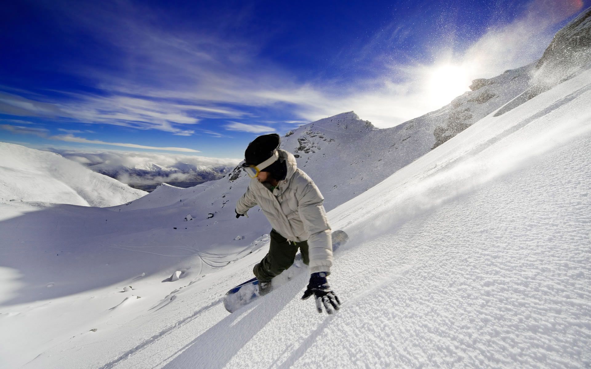 hd snowboarding mountain wallpaper mobile free download