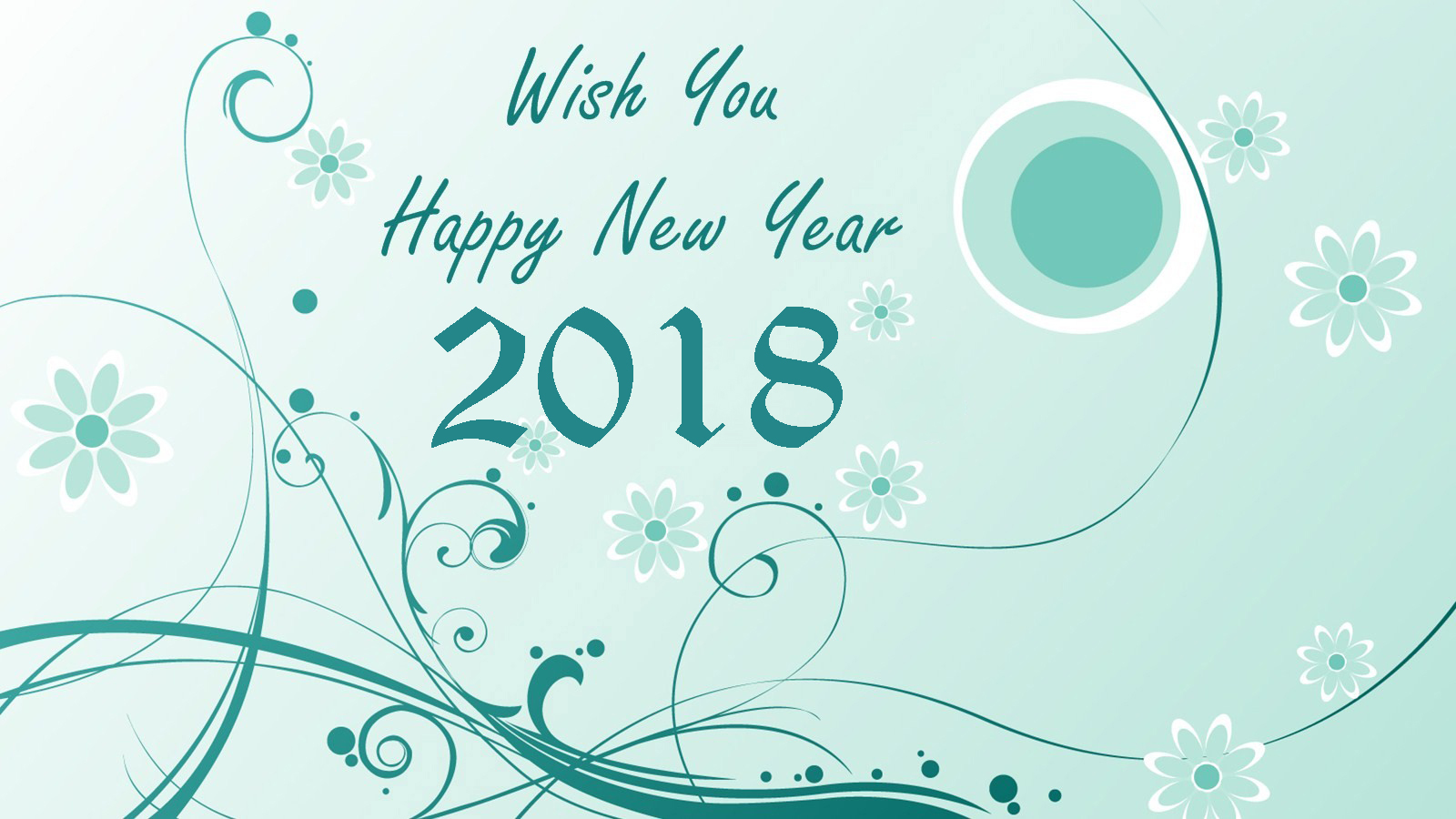 Happy New Year 2018 Sms Greeting Hd Wallpapers