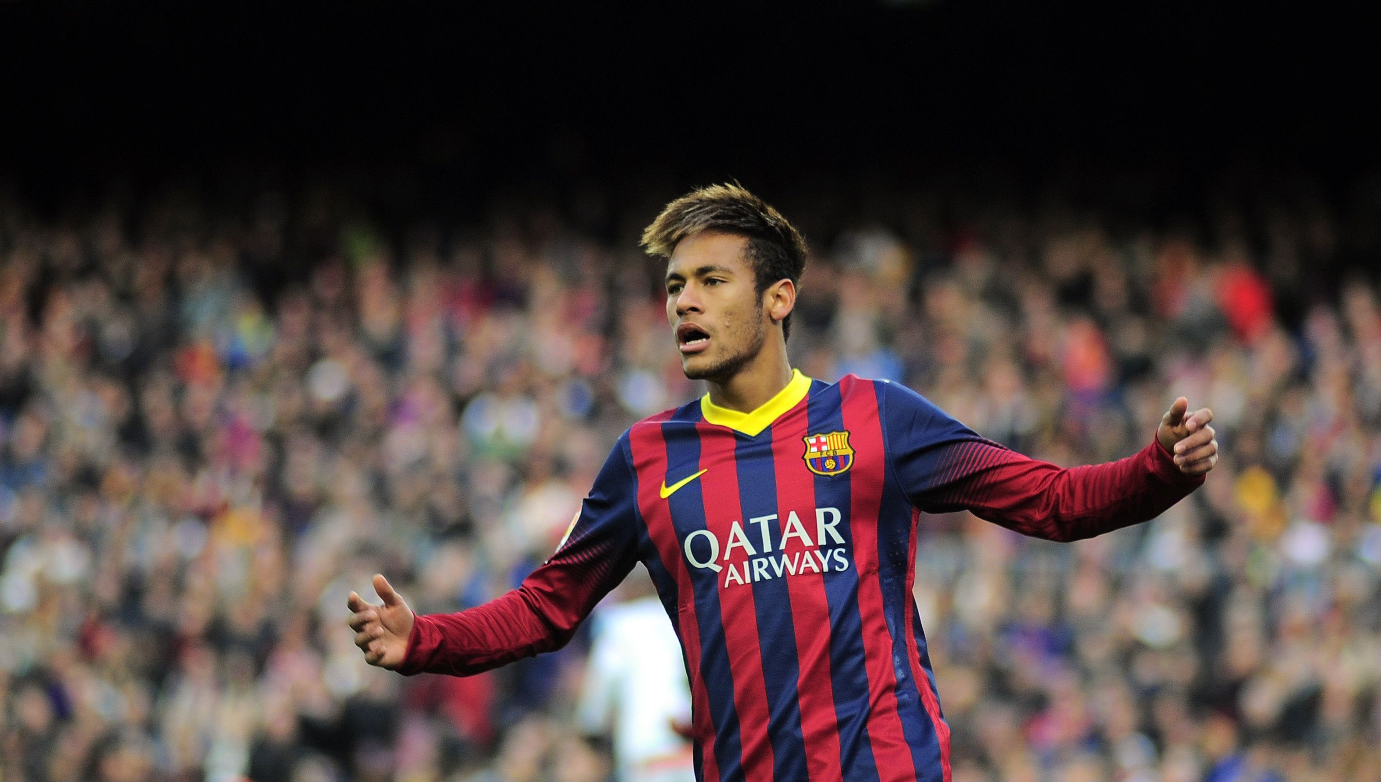 Neymar Football Soccer Player Free Hd Ball Goal Enjoying Mobile Desktop Bakground Download Wallpaper Photos