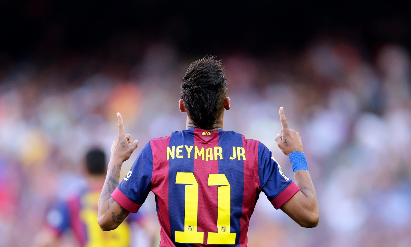 Neymar Jr Football Soccer Player Free Hd Raising Hands Up Mobile Desktop Bakground Download Pics