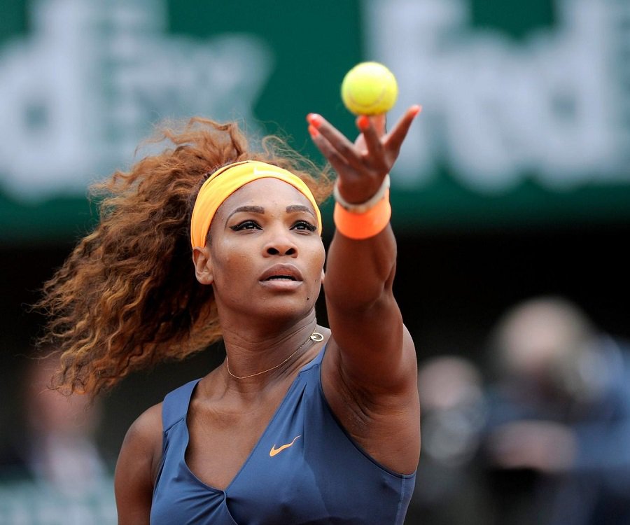 Serena Williams Putting Service Free Mobile Download Hd Wallpaper