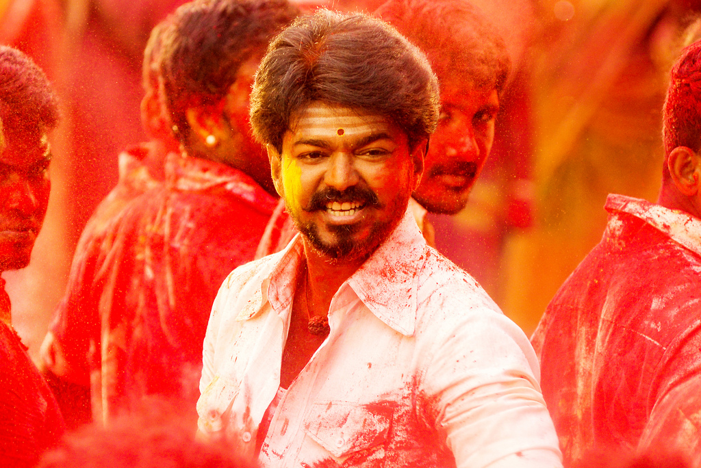 Fantastic Thalapathy Vijay Beautiful Smile Look Mersal Desktop Mobile Background Hd Free Pictures