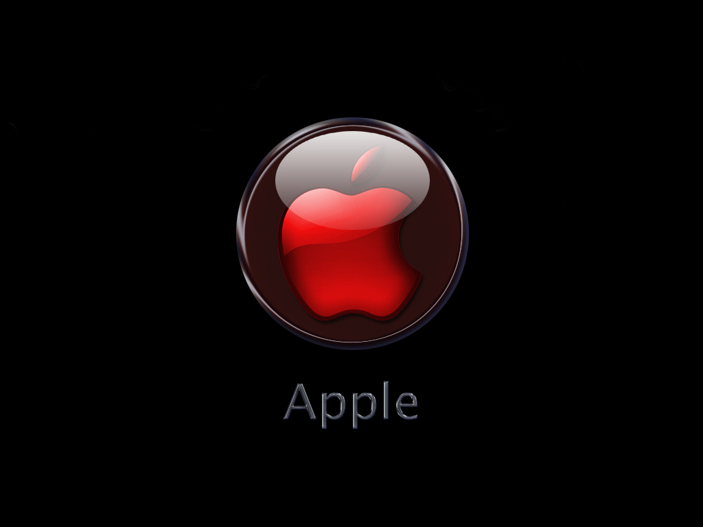desktop hd 3d red apple fruits logo mobile background wallpaper