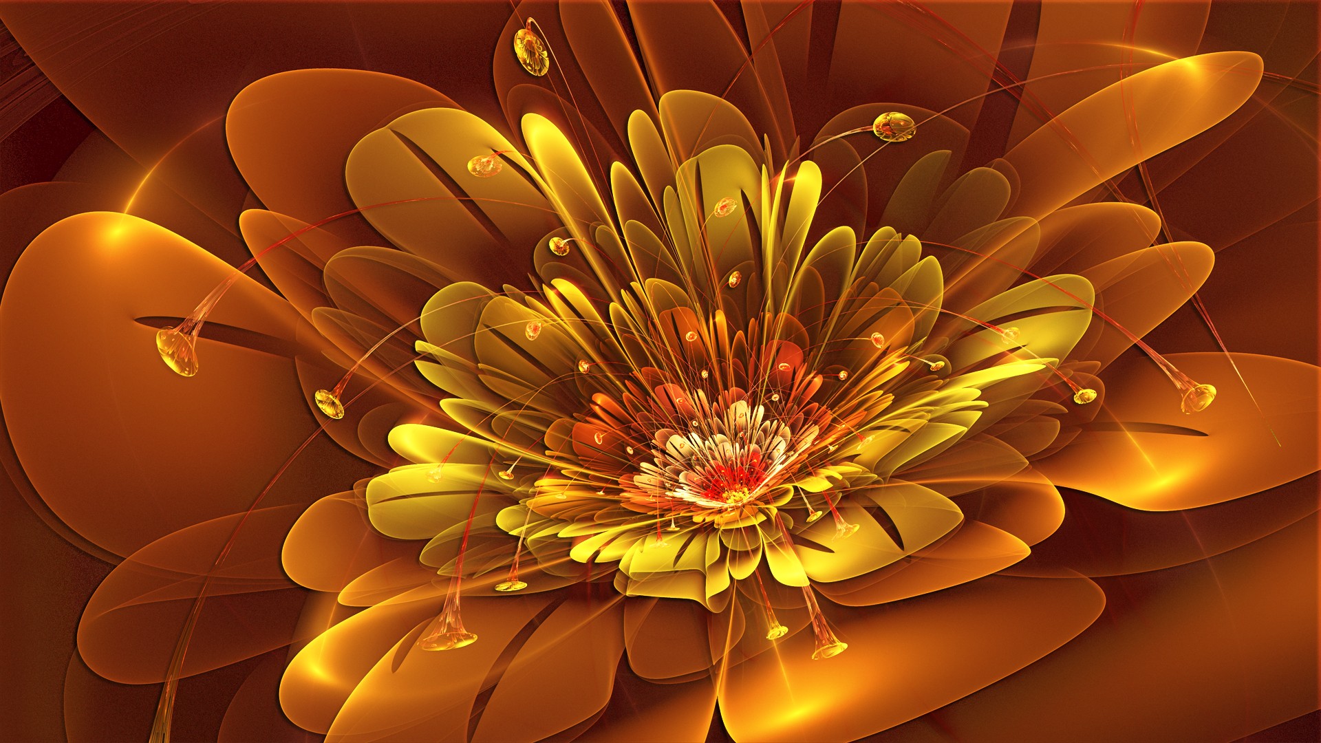 Desktop Hd Mobile Background Wallpaper Flower 3d