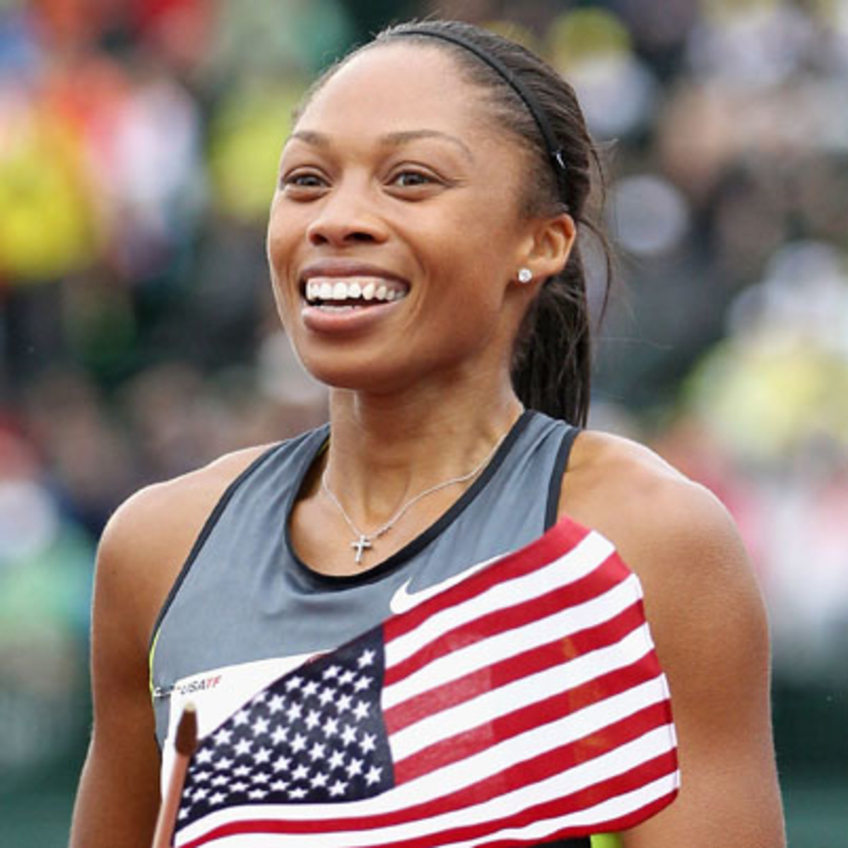 Allyson Michelle Felix American Track And Field Sprinter Runner