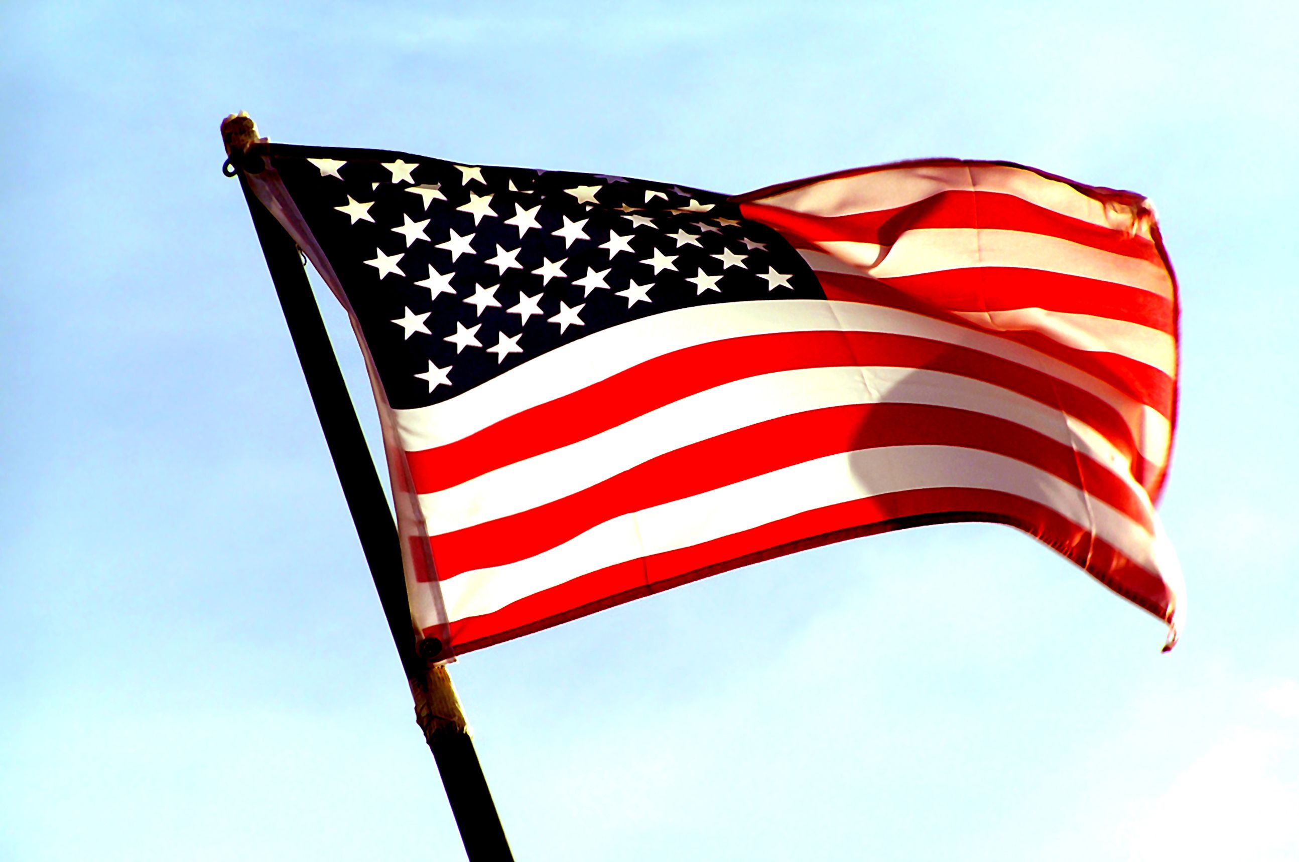 waving usa american flag in wind wallpaper download
