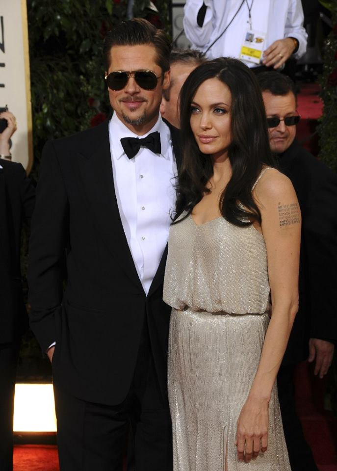 Angelina Jolie Brad Pitt Actress Free Download Hd Desktop Pictures Background