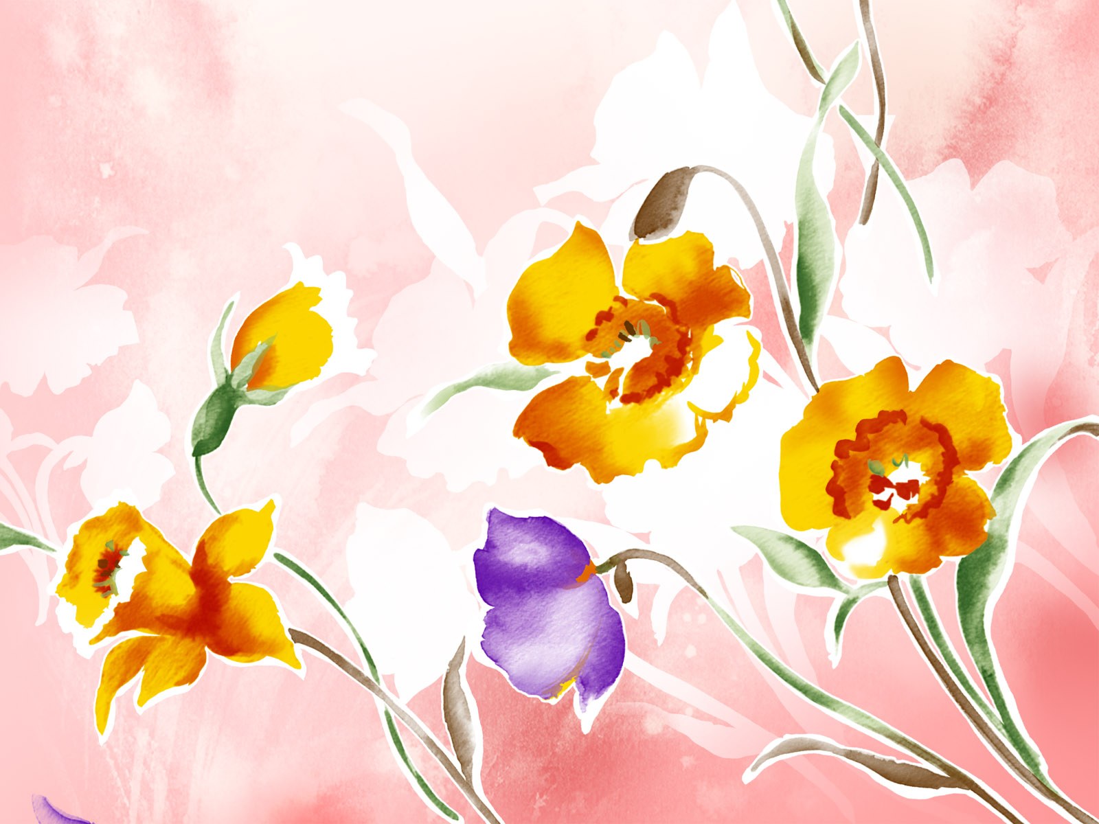 Flowers Pattern Wallpaper Download