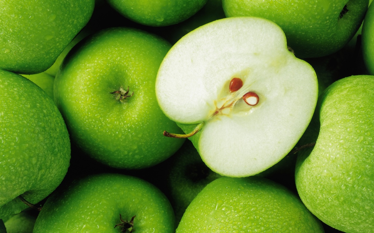 Fruit Green Apple Wallpaper Download