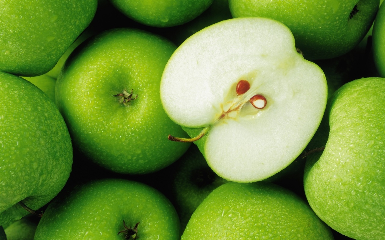 Green Apple Fruit Pictures Wallpaper Download