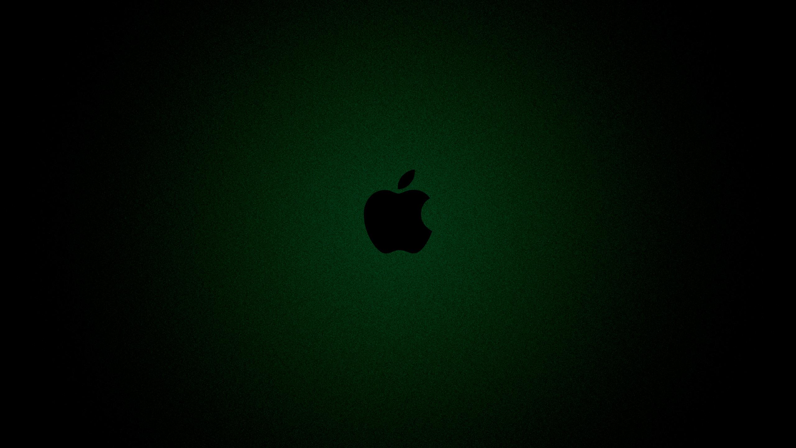 Green Apple Fruits Black Wallpaper Hd Download