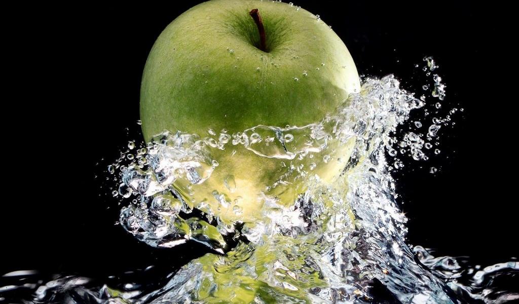 green apple fruits computer wallpaper download