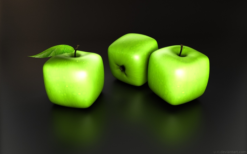 green apple fruits fruits wallpaper download