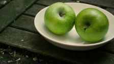 hd green apple fruits store wallpaper download