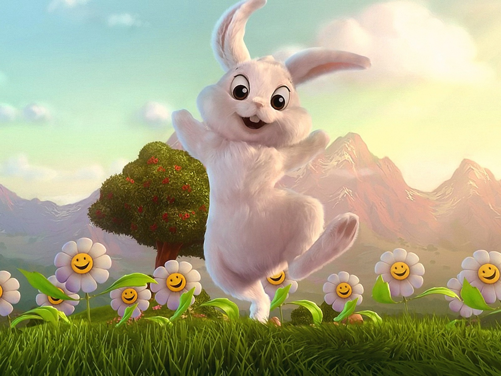 Mobile Desktop Background Cartoon Pictures Of A Rabbit Download