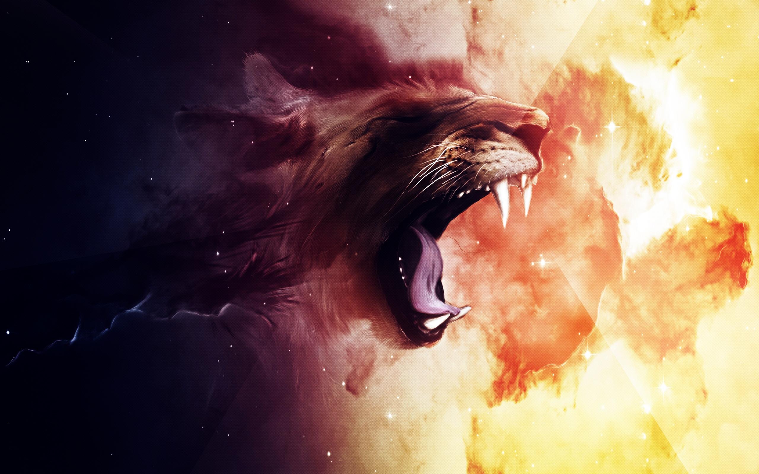 picture of lion roaring download