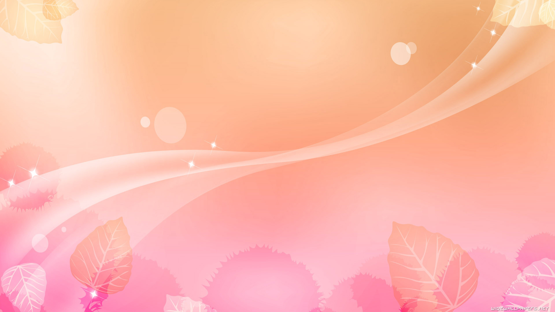 windows desktop baby pink color floral design wallpaper