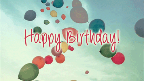 animated wishes happy birthday baloons gif