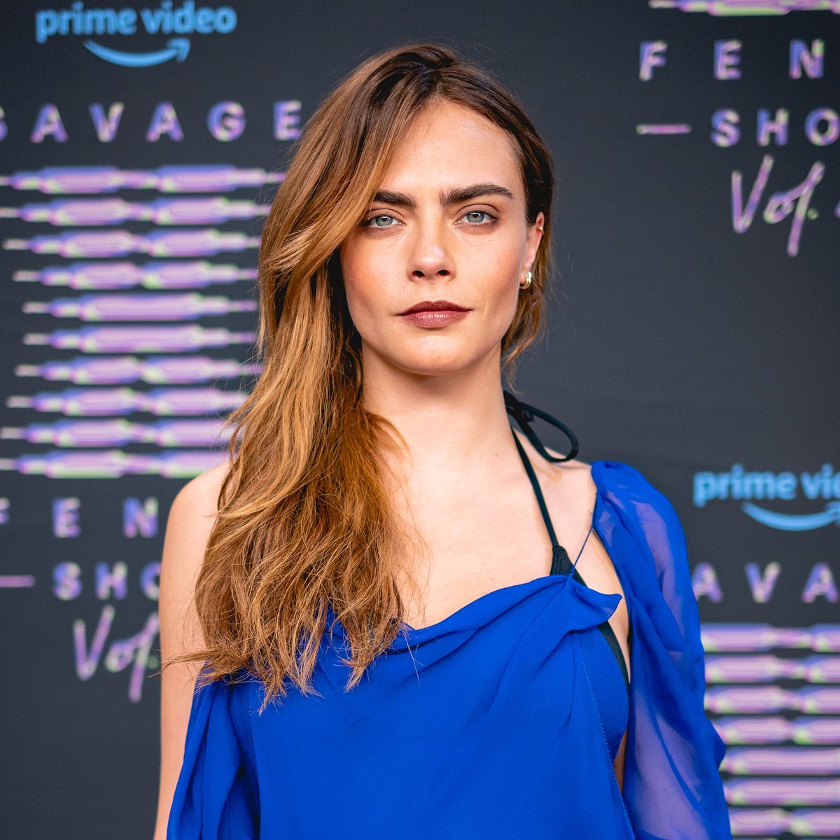 image hd cara delevingne blue dress freehairstyle news photo
