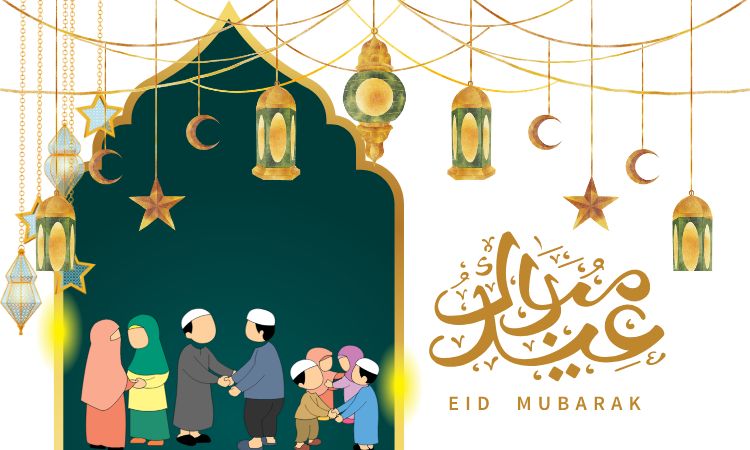 Eid Mubarak Wishes Family Wallpaper