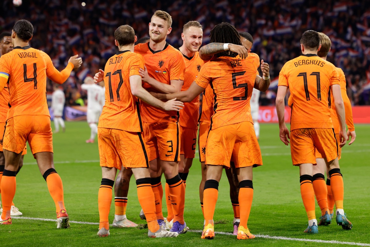 fifa world cup netherlands celebration goal qualified quarter final 2022