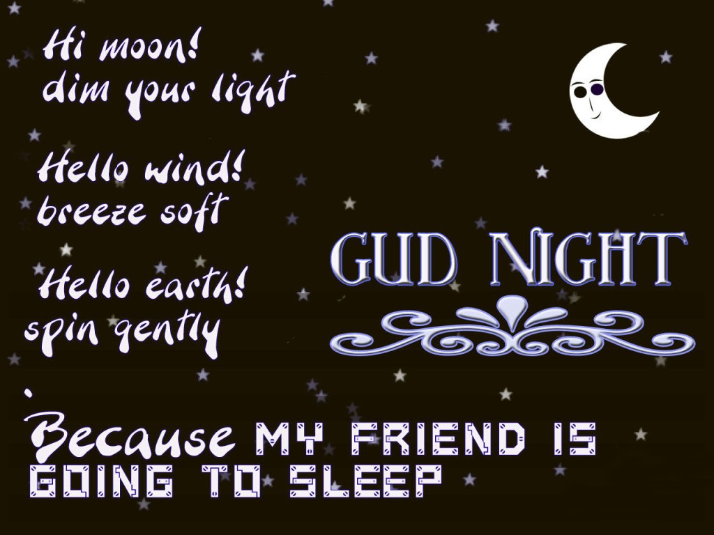 Good Night Beautiful Quotes For Friends Images