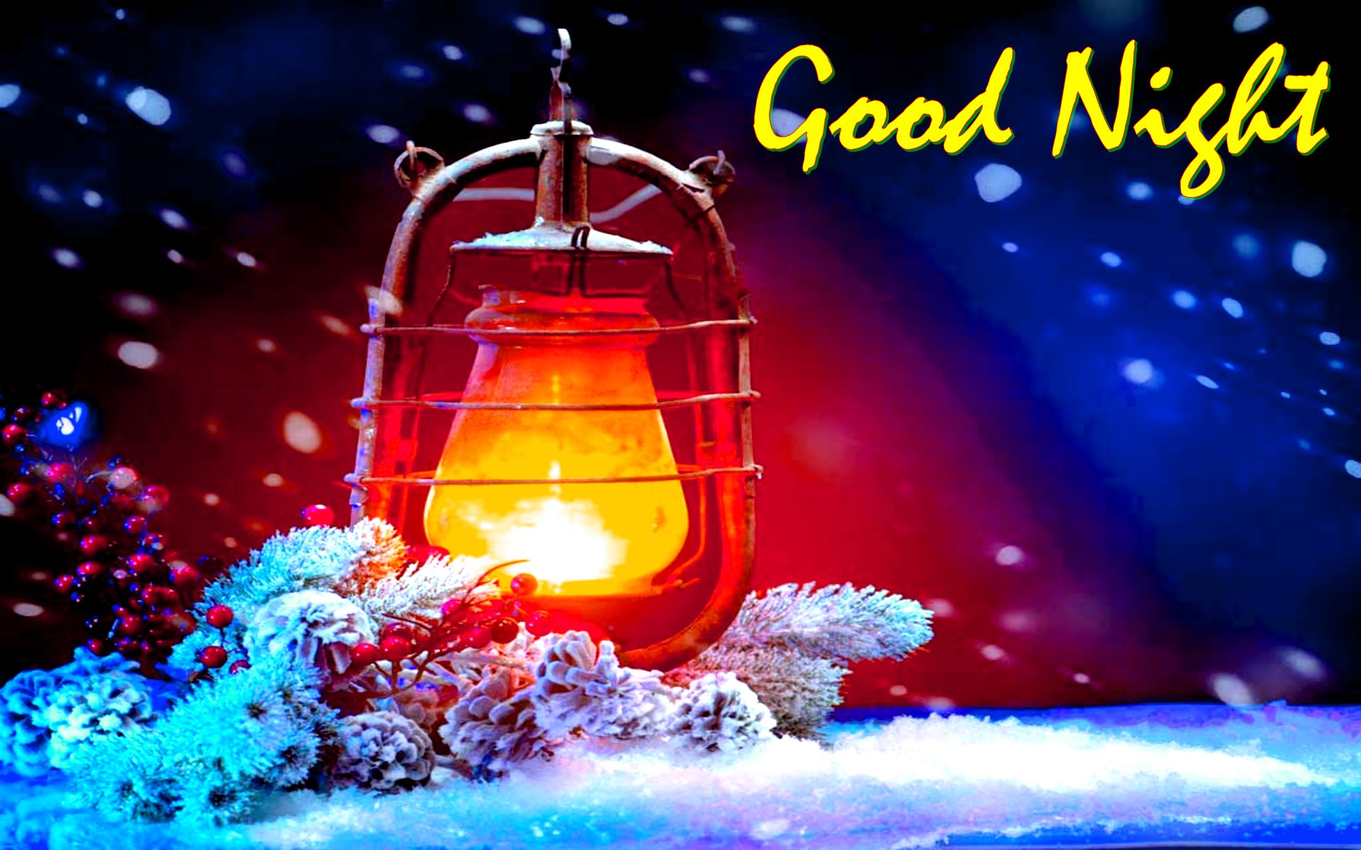 Good Night Lamp Light HD Wallpaper