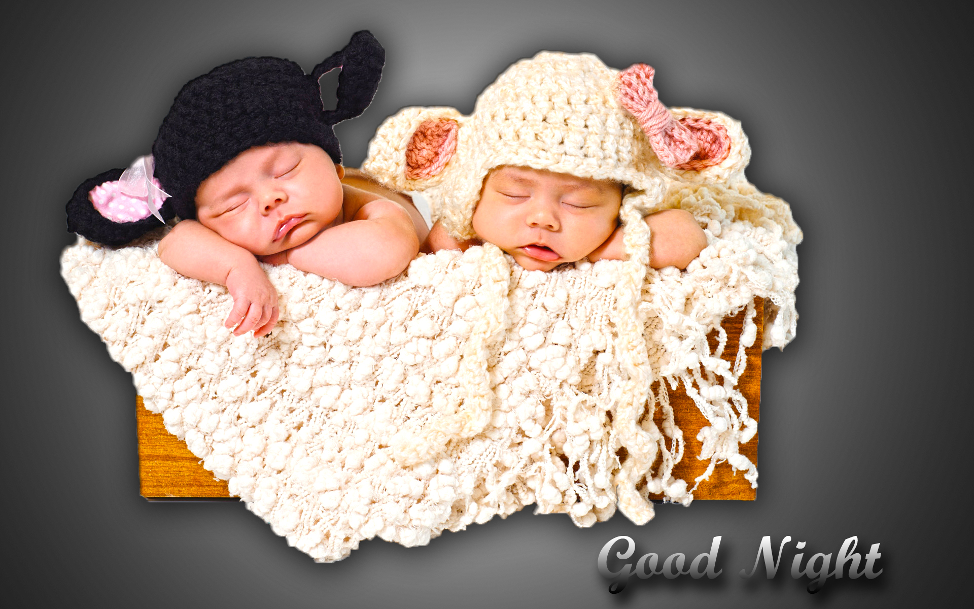 Good Night Twin Baby Sleeping