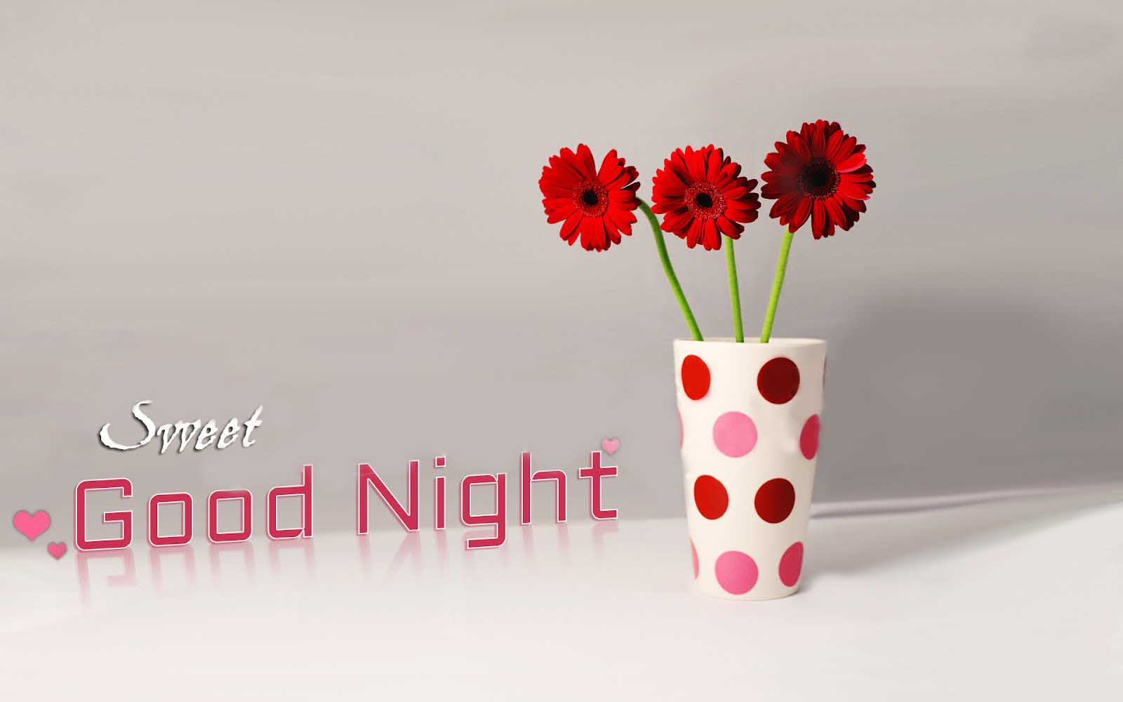 Good Night Wallpaper With Flowers
