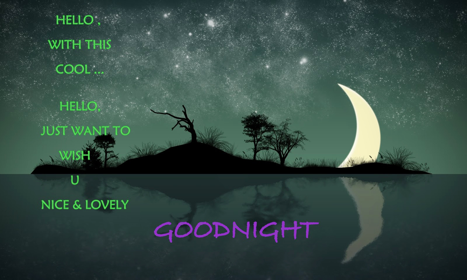 Good Night Wish Image