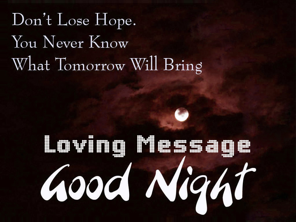 Loving Message Good Night Dear
