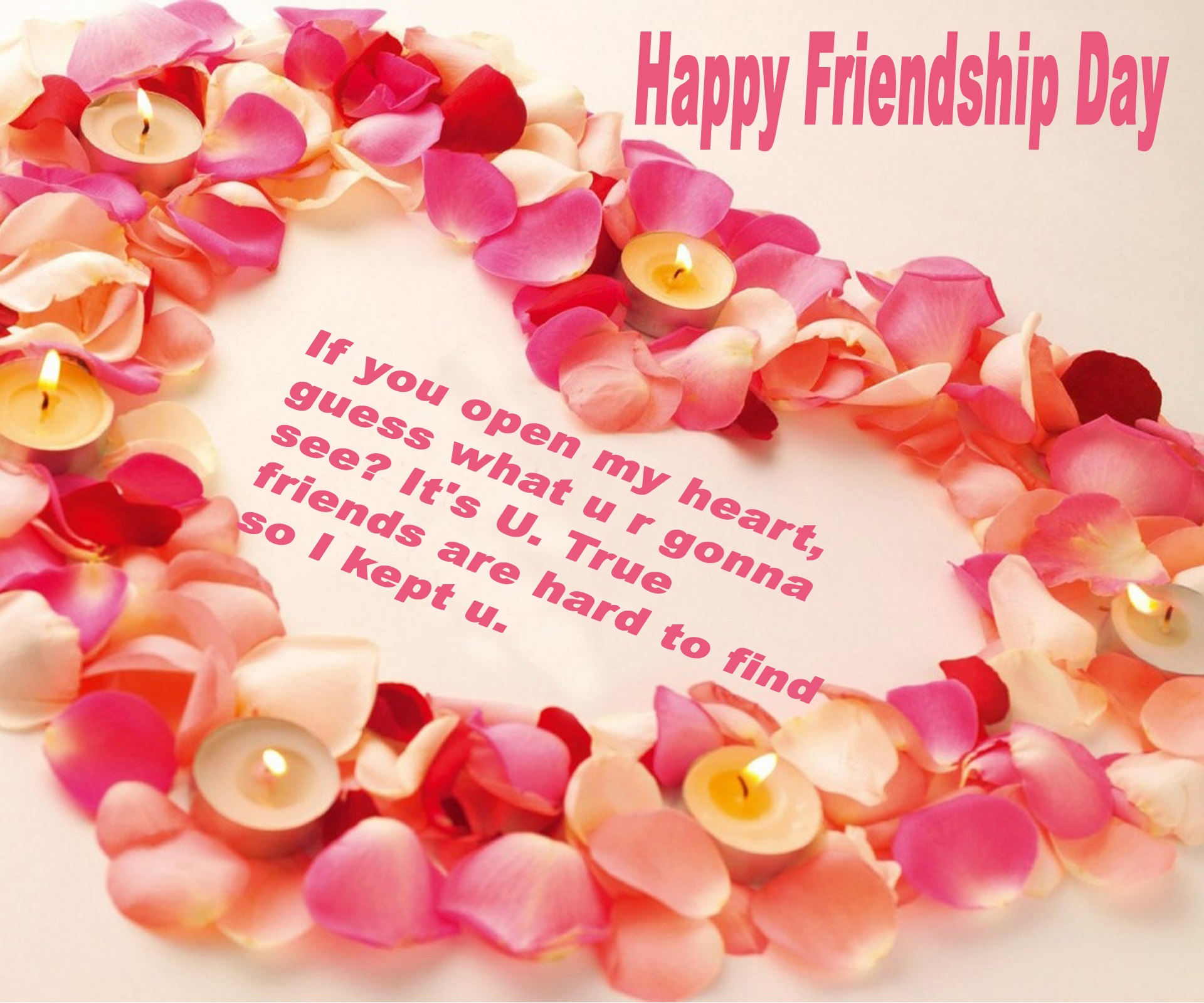Beautiful Happy Friendship Day Greetings With Quotes Hd Download
