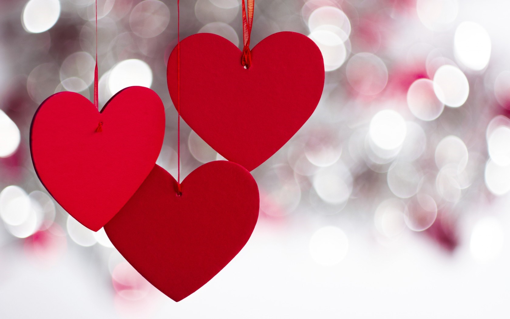 red hearts sparkle lovely valentine day bokeh photo love hd 4k background wallpapers
