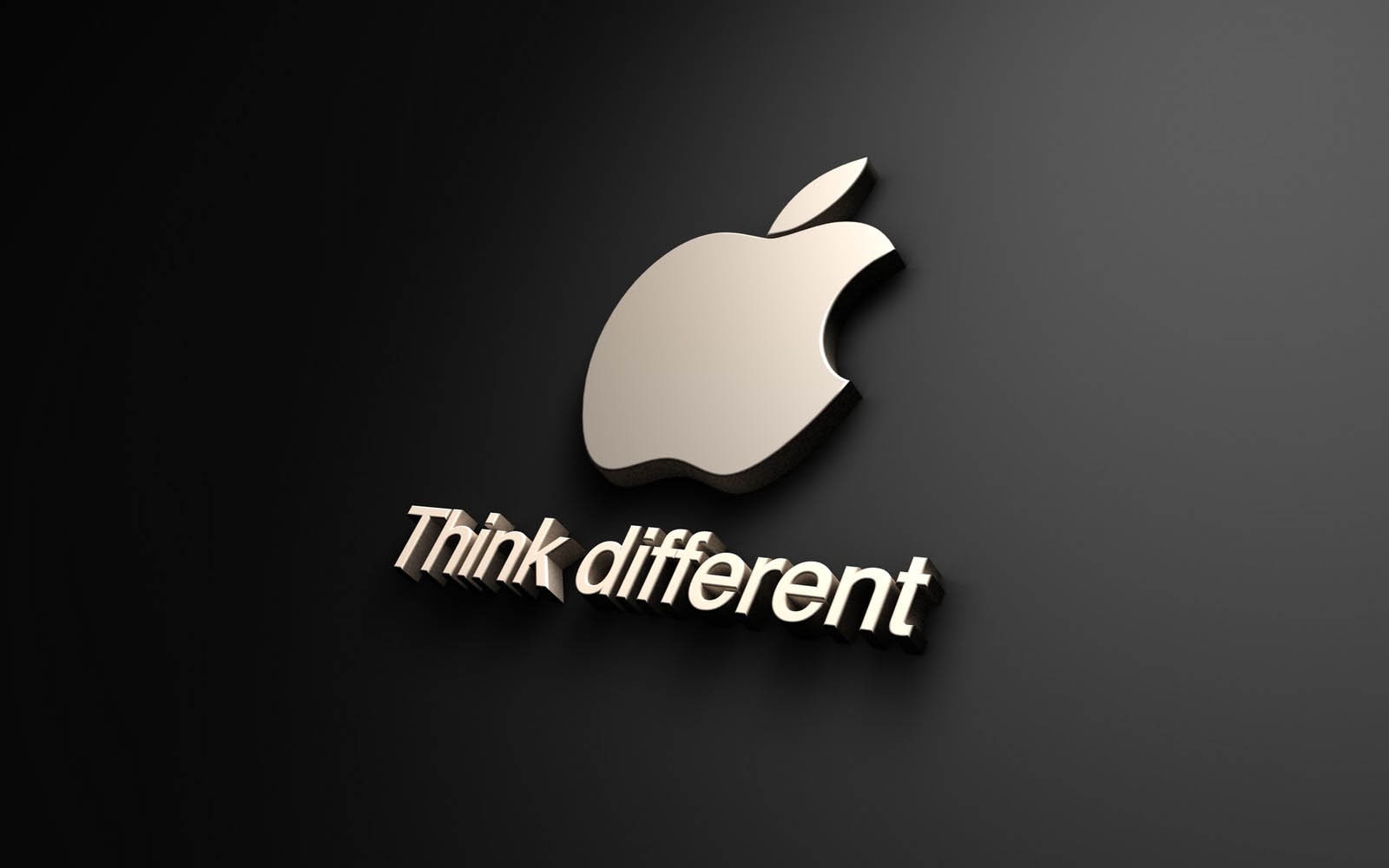 apple think different logo mobile desktop free hd wallpaper