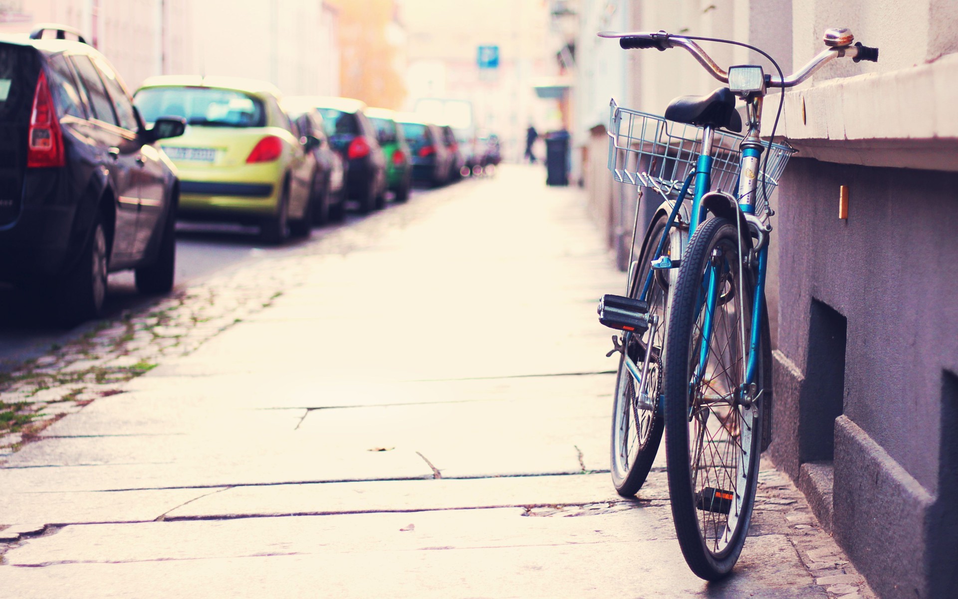Bicycles Parking Mobile Desktop Free Hd Wallpaper
