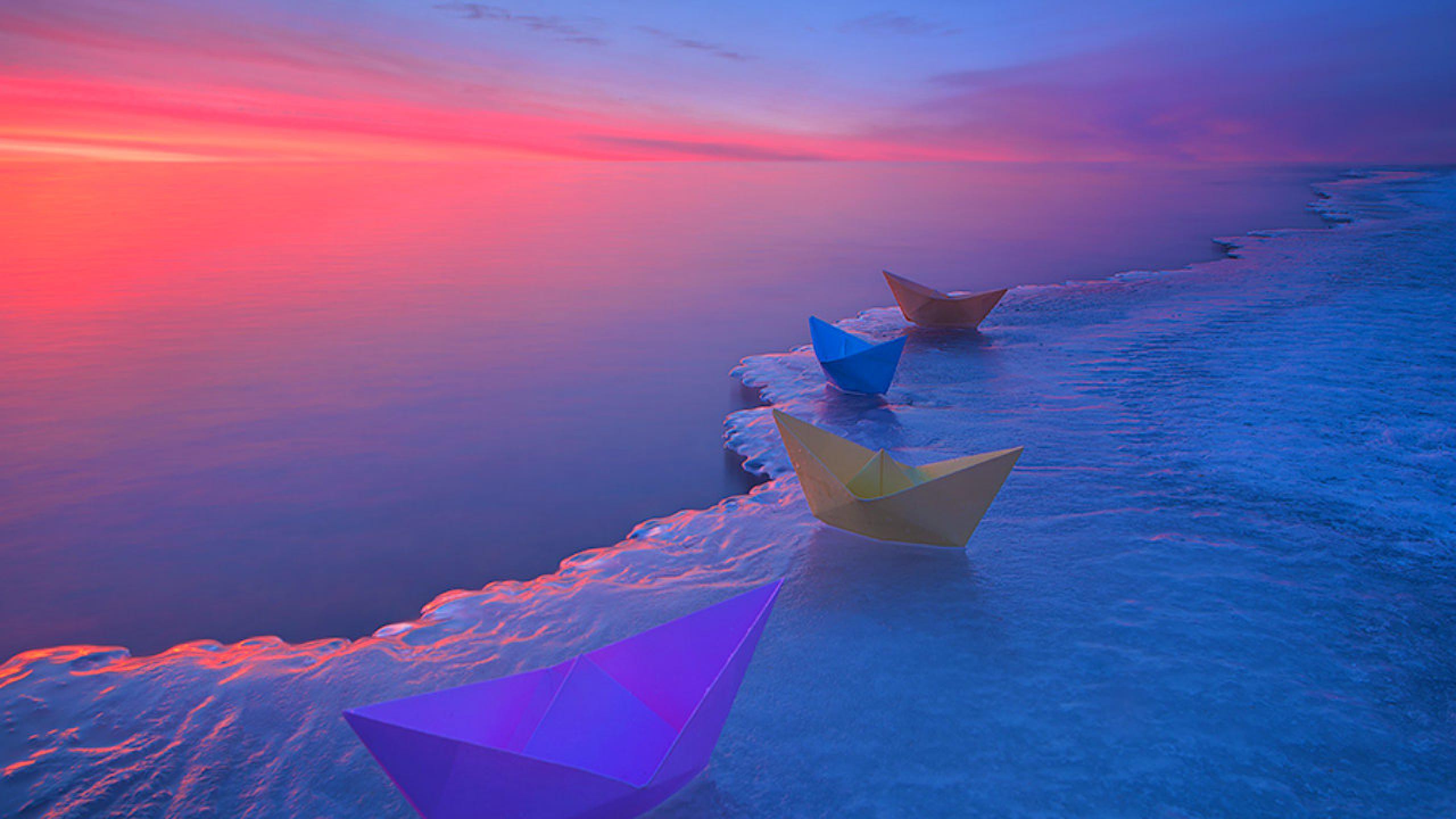 creative paper boat free awesome image for mobile
