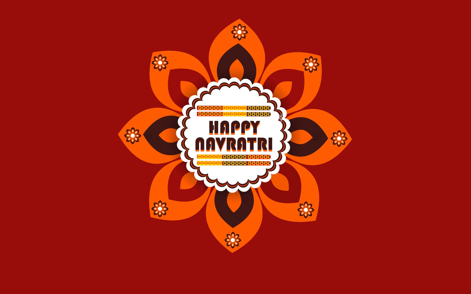 Floral Navratri Wishes Free Awesome Image For Mobile