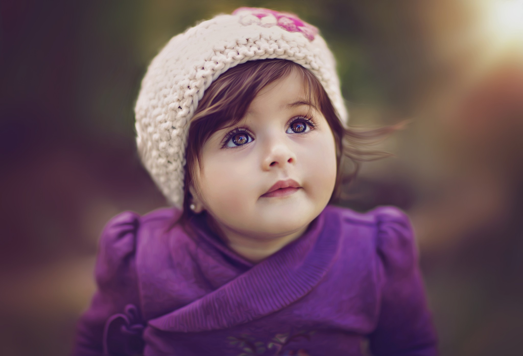 little purple girl free awesome image for mobile