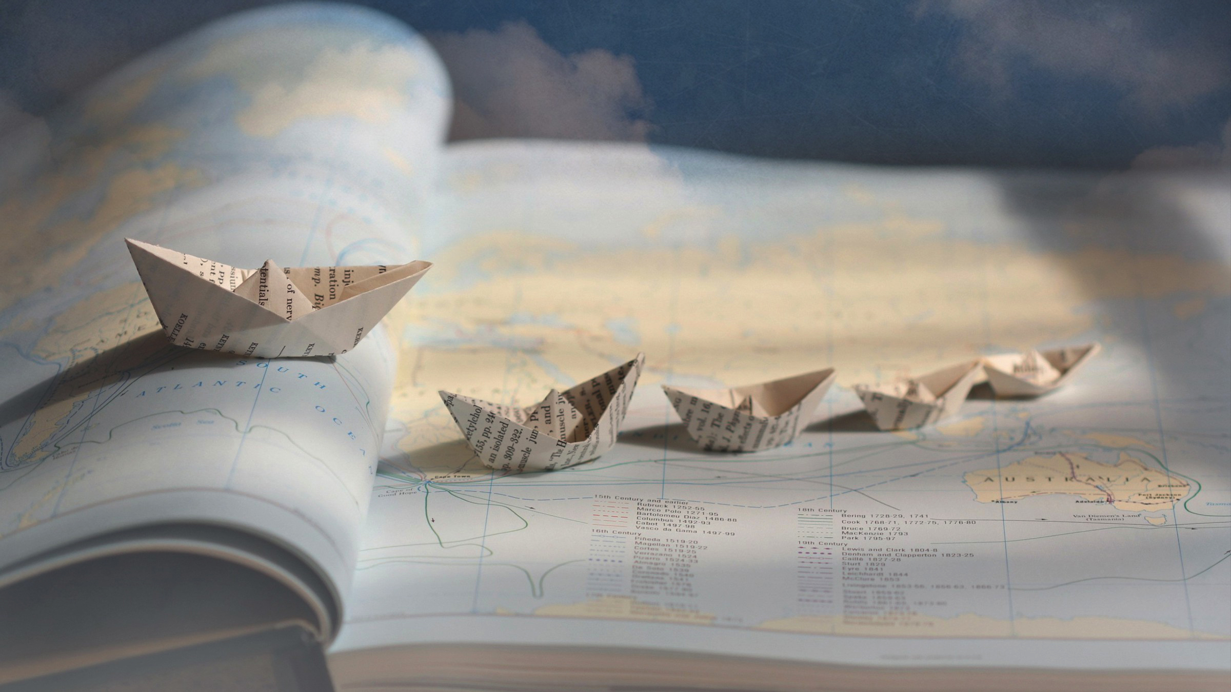 paper creative boats ships mobile desktop free hd wallpaper