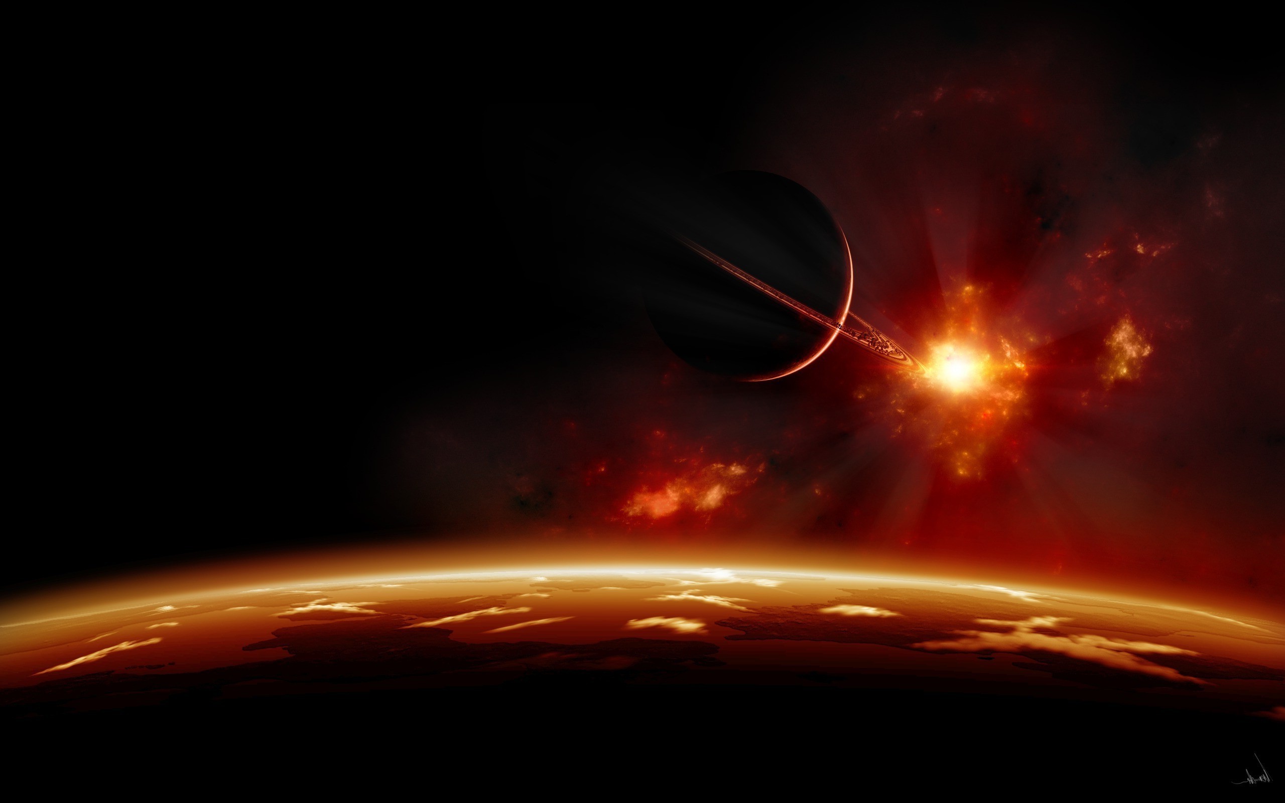space planets wide download hd picture